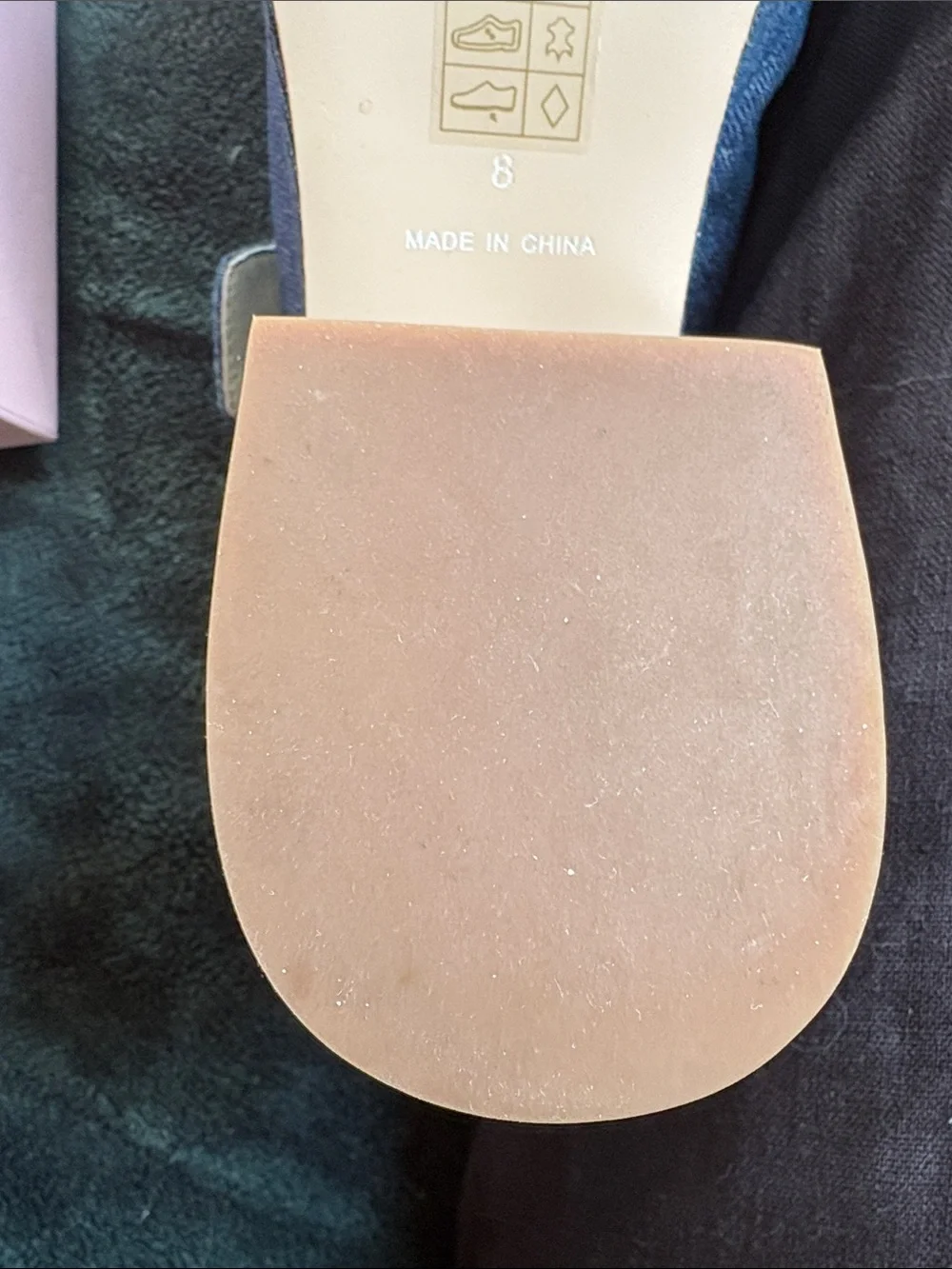 KOKO + PALENKI Downtown Denim Platform Heeled Sandals — Size 8